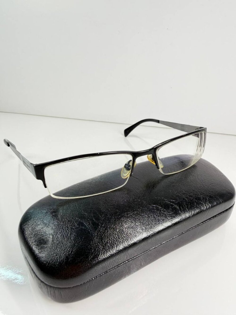 Giorgio Armani Titanium Half-Rim Prescription Eyeglasses GA730 Made in Italy